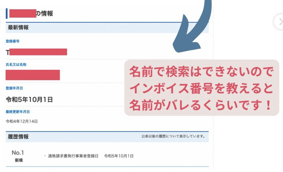 インボイス公表サイト